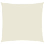 Voile d'ombrage en tissu Oxford carré vidaXL - 5x5 m Crème