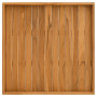 Plateau de service en bois de teck massif vidaXL - 70x70 cm : élégance et robustesse à table !