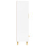 vidaXL High Gloss White Sideboard Engineered Wood - 70x31x115 cm
