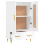 vidaXL High Gloss White Sideboard Engineered Wood - 70x31x115 cm