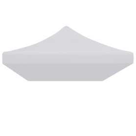 vidaXL Toit de Tente de Réception 3x6m Blanc - Abri Extérieur Résistant et Élégant