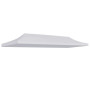 vidaXL Toit de Tente de Réception 3x6m Blanc - Abri Extérieur Résistant et Élégant