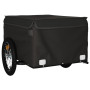 Méga-Remorque de Vélo vidaXL Noir - Capacité 45 kg | Robuste & Pratique