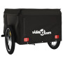 Méga-Remorque de Vélo vidaXL Noir - Capacité 45 kg | Robuste & Pratique