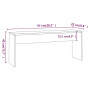 vidaXL 3 Piece Dining Set Black Engineered Wood