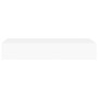 vidaXL Wall-Mounted Drawers Shelves 2 pcs White 60x23.5x10 cm MDF