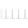 vidaXL Étagères Murales à Tiroirs - Lot de 2, Blanc, 60x23,5x10 cm | Rangement MDF