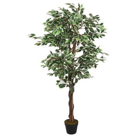 vidaXL Artificial Ficus - 1008 Leaves - 180 cm - Green