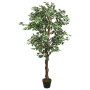 vidaXL Artificial Ficus - 1008 Leaves - 180 cm - Green