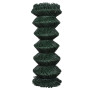 vidaXL Green Steel Diamond Mesh Fence 1x25m