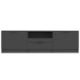 vidaXL Black TV Stand 140x35x40 cm Engineered Wood