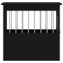 vidaXL Black Engineered Wood Dog Crate Furniture - 45x62x59 cm