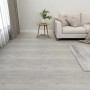 Dalles de Plancher Autoadhésives PVC Gris Clair - 55 pcs, 5,11 m² | vidaXL