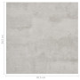 Dalles de Plancher Autoadhésives PVC Gris Clair - 55 pcs, 5,11 m² | vidaXL