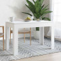 Mangez avec Style: Table à Manger vidaXL Blanche 120x60x76 cm en Bois d'Ingénierie