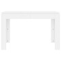 Mangez avec Style: Table à Manger vidaXL Blanche 120x60x76 cm en Bois d'Ingénierie