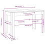 Mangez avec Style: Table à Manger vidaXL Blanche 120x60x76 cm en Bois d'Ingénierie