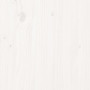 vidaXL Solid Pinewood Bedside Table - 50x35x61.5 cm - White