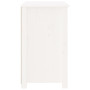 Table de chevet Blanc Bois de pin massif vidaXL - 50x35x61,5 cm: élégance et praticité à petit prix!