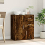 vidaXL Smoked Oak Buffet 60x31x70 cm - Engineered Wood