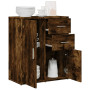 vidaXL Smoked Oak Buffet 60x31x70 cm - Engineered Wood