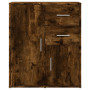 vidaXL Smoked Oak Buffet 60x31x70 cm - Engineered Wood