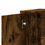 vidaXL Smoked Oak Buffet 60x31x70 cm - Engineered Wood