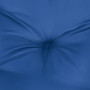 Lot de 4 coussins de chaise à dossier haut bleu royal vidaXL - Confort et style assurés!