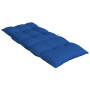 Lot de 4 coussins de chaise à dossier haut bleu royal vidaXL - Confort et style assurés!