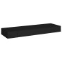 Étagère murale flottante avec tiroir vidaXL - 80x25x8 cm Noir