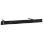 vidaXL Floating Wall Shelf with Drawer Black 80x25x8 cm