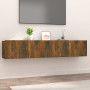 Meubles TV chêne fumé vidaXL - Design moderne et pratique