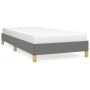 vidaXL Dark Grey Fabric Bed Frame 90x190 cm (Mattress Not Included)