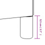 vidaXL Dark Grey Fabric Bed Frame 90x190 cm (Mattress Not Included)