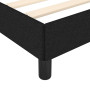 Cadre de lit sans matelas en tissu vidaXL - 80x200 cm Noir