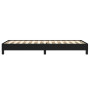 Cadre de lit sans matelas en tissu vidaXL - 80x200 cm Noir