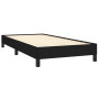 Cadre de lit sans matelas en tissu vidaXL - 80x200 cm Noir
