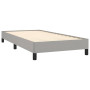 Mieux Dormir : Cadre de Lit vidaXL 90x200cm Tissu Gris Clair - Style et Confort Sans Matelas