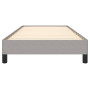 Mieux Dormir : Cadre de Lit vidaXL 90x200cm Tissu Gris Clair - Style et Confort Sans Matelas