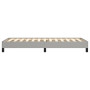 Mieux Dormir : Cadre de Lit vidaXL 90x200cm Tissu Gris Clair - Style et Confort Sans Matelas