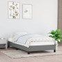 vidaXL Dark Grey Fabric Bed Frame without Mattress - 90x200 cm