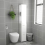 vidaXL Armoire de Bain Blanc Brillant 170 cm - Élégance en Bois d'Ingénierie pour Votre Salle de Bain