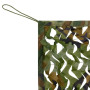 vidaXL Camouflage Net with Storage Bag - 4 x 6 m