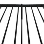 vidaXL Cadre de lit métal noir 90x190 cm - Pied de lit inclus, sans matelas
