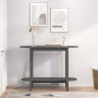 Table console en Bois massif de pin vidaXL - 110x40x80 cm Gris
