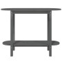 Table console en Bois massif de pin vidaXL - 110x40x80 cm Gris