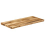 vidaXL Rustic Mango Wood Table Top 100x40x3.8 cm - Raw Mango Wood