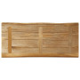 vidaXL Rustic Mango Wood Table Top 100x40x3.8 cm - Raw Mango Wood