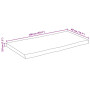 vidaXL Rustic Mango Wood Table Top 100x40x3.8 cm - Raw Mango Wood