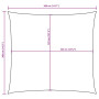 Parasol en tissu oxford carré beige vidaXL - Protection et style pour votre extérieur!